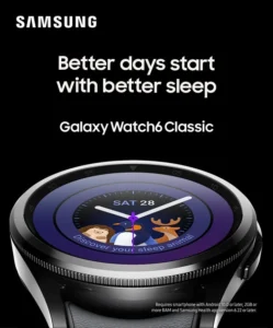 Samsung Galaxy Watch6 Classic Smart Watch 47mm Large Bluetooth Black