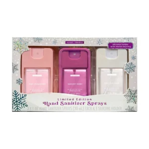 Scent Theory Limited Edition Pink Hand Sanitizer Spray Gift Set 3 Piece
