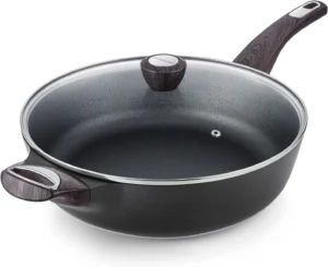 Sensarte 21-Piece Granite Cookware Set – Toffee Brown Nonstick