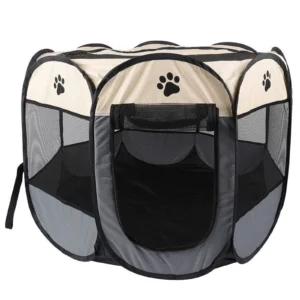 SereneLife 8 Panel Exercise Large Portable Foldable Pet Tent