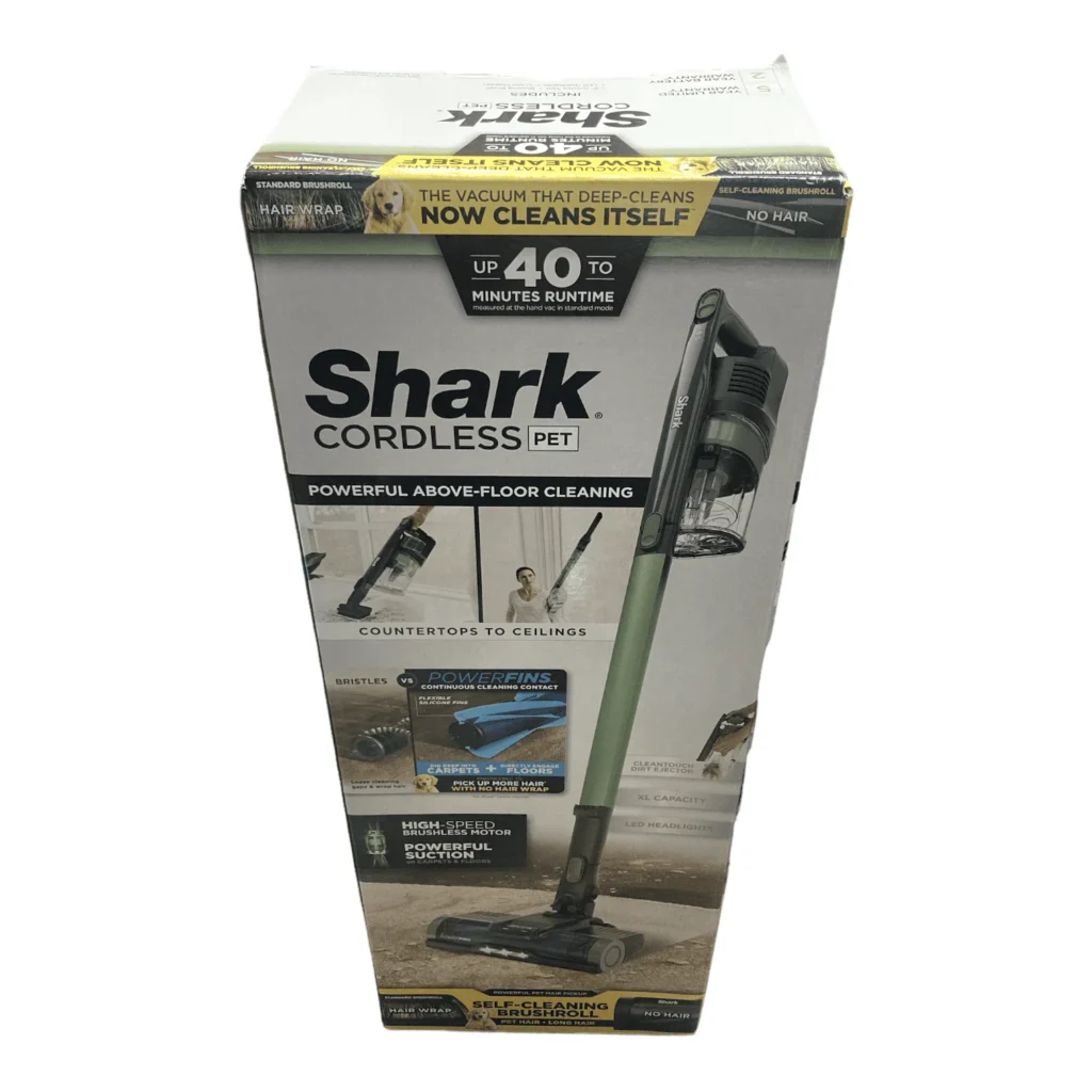 Shark Cordless Pet Stick Vacuum for Carpet and Hard — alternate angle showing full product