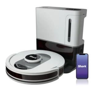 Shark Matrix Self Empty Robot Vacuum No Spots Missed Carpets Hard Floors Bagless 30 Day Capacity Base Precision Home Mapping Wi Fi RV2300S