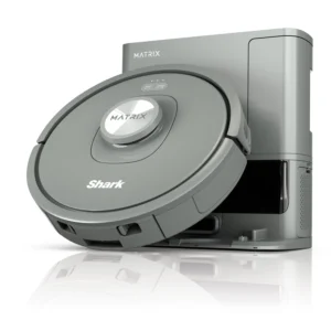 Shark Matrix Self Empty Robot Vacuum No Spots Missed Carpets Hard Floors Bagless 30 Day Capacity Base Precision Home Mapping Wi Fi RV2300S