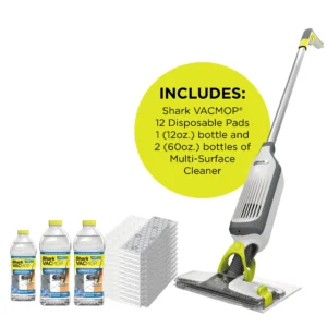 Shark VACMOP Cordless Hard Floor Vacuum Mop with 2 Disposable VACMOP Pads VM200
