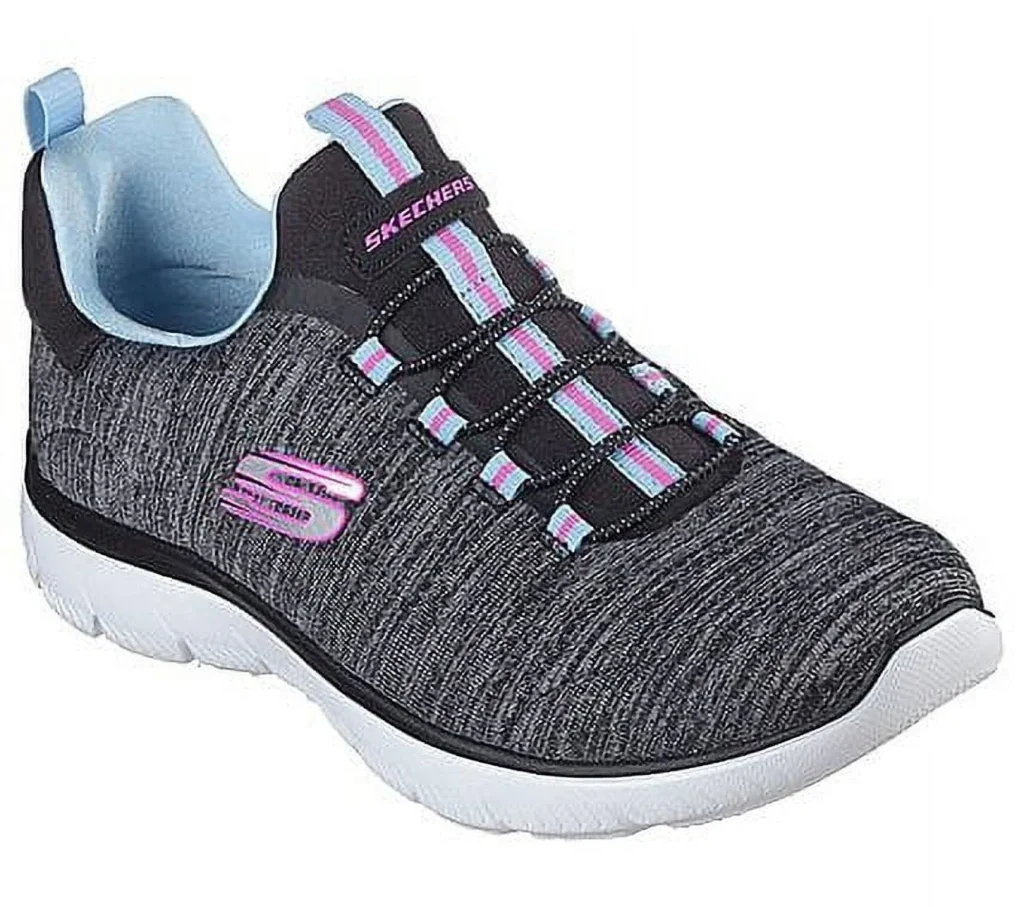 Skechers Summits Cool Classic Slip-on Sneaker – Wide Width Comfort — alternate angle showing full product