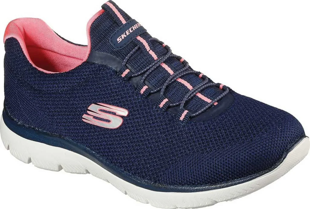 Skechers Women’s Summits Slip-On Sneaker – Cool Classic Comfort β close-up detail of design and finish