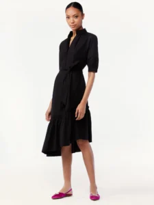 SLEEVE MIDI DRESS