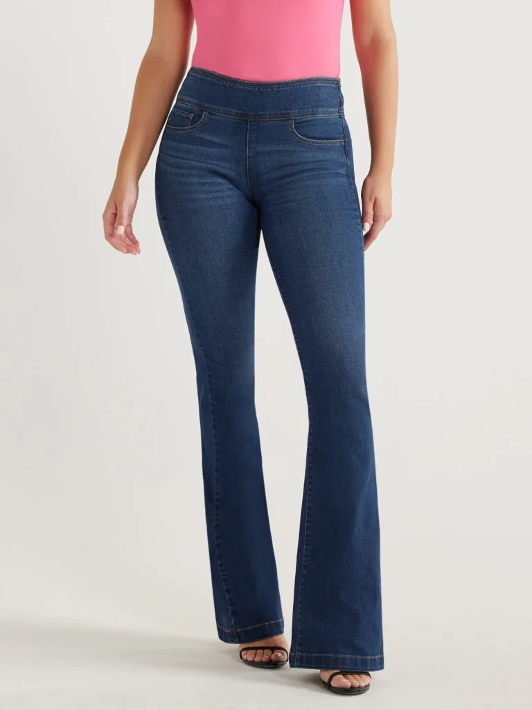 Sofia Jeans Melisa High Rise Flare Jeans – Stylish 33.5″ Inseam β close-up detail of design and finish
