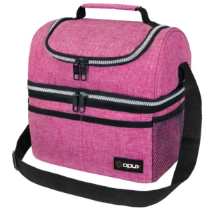 Soft Corduroy Lunch Box for Women Insulated Lunch Bag with Shoulder Strap Handle Strap Cute Corduroy Cooler Bags for Work Picnic