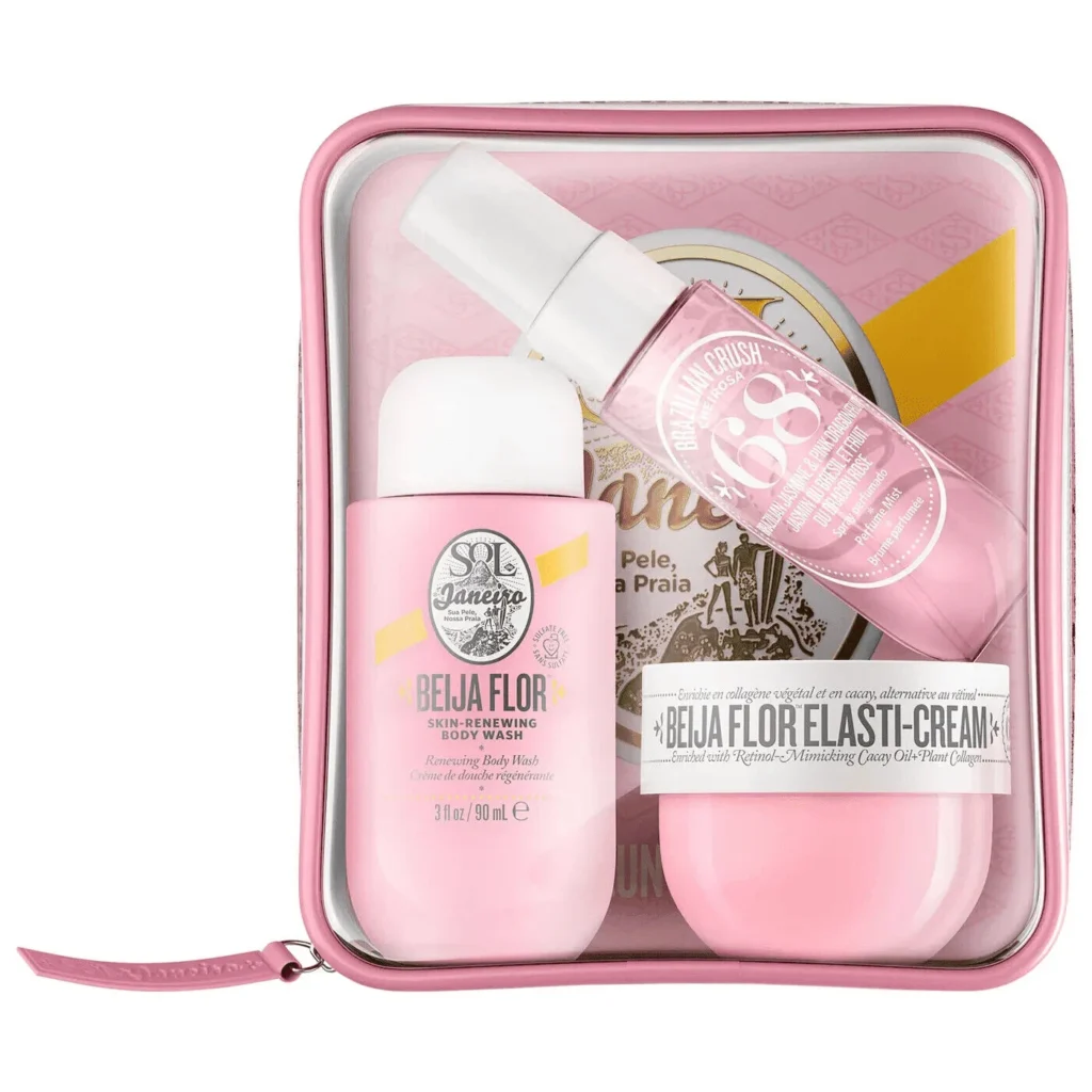 Sol de Janeiro Beija Flor Jet Set – Travel Scent & Skincare Trio — close-up detail of design and finish