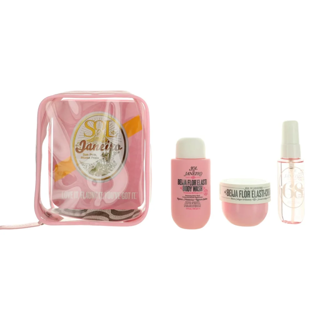Sol de Janeiro Beija Flor Jet Set – Travel Scent & Skincare Trio — alternate angle showing full product