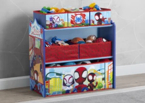 Spidey and Friends Design & Store 6 Bin Toy Storage Organizer by Delta