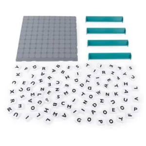 Spin Master Games Upwords Stackable Word Game 2023 Edition Includes Rotating Board Letter Tiles Classic Crossword Activity Kids Family 3 6 Players Ag