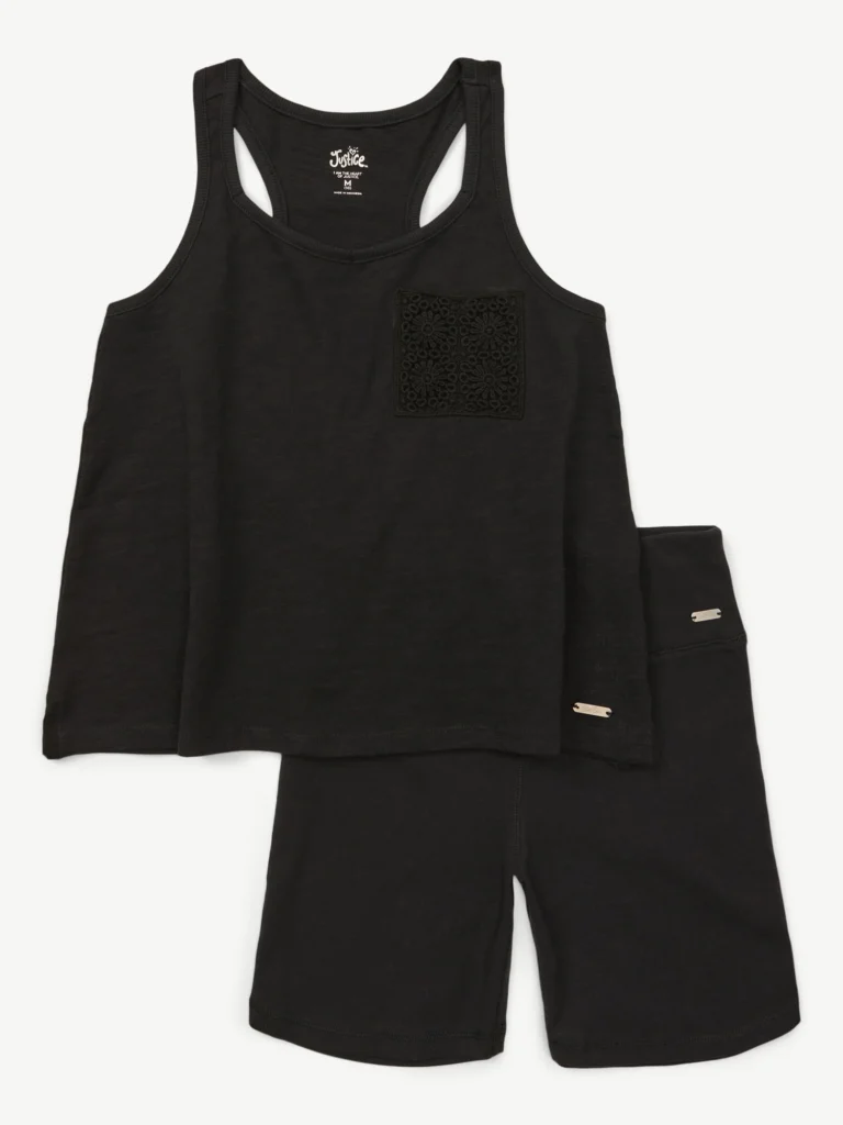 Spongebob X Justice Girls Smocked Tank Sizes XS XLP — alternate angle showing full product