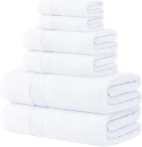 Springfield Linen Terry Bath Towel 100 Cotton Towels Washcloths Multicolor 6 Pcs Pack