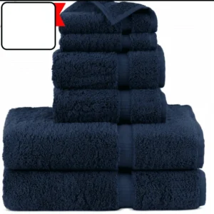 Springfield Linen Terry Bath Towel 100 Cotton Towels Washcloths Multicolor 6 Pcs Pack