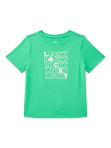 St. Patrick’s Day Toddler Boys or Girls Short Sleeve T-Shirt from Way To Celebrate, Sizes 12M-5T