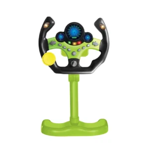 Steering Wheel Game Pretend Toy With Light Music Sound Baby Kids Simulation Driver Car Driving Toy Yellow 5