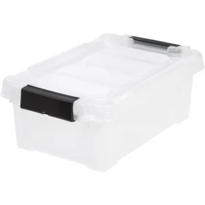 Sterilite 4 Tier Tote Rack Black 3