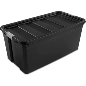 Sterilite 4 Tier Tote Rack Black 4