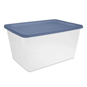 Sterilite Clear 6 Quart Storage Boxes – 10-Pack Value Set