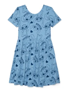 Stitch Girl s Active Sleeveless Dress with Built in Shorts Sizes 4 12