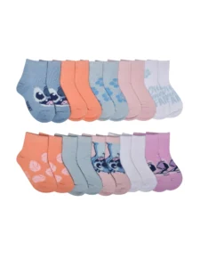 Stitch Unisex Toddler Ankle Easter Socks 3 pack Sizes 12M 5T