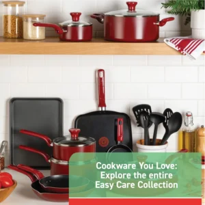 T fal Easy Care Nonstick Cookware Jumbo Cooker 5 Quart Grey