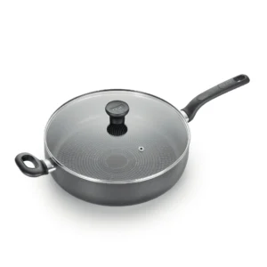 T fal Easy Care Nonstick Cookware Jumbo Cooker 5 Quart Grey
