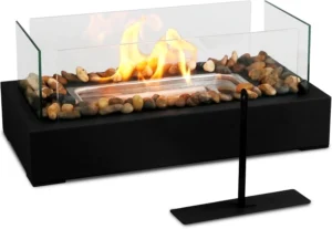 Tabletop Fire Pit Dinner Parties Smores Maker Safer Small Portable Mini Stainless Steel Tabletop Fire Pit with Safer Small Portable Mini