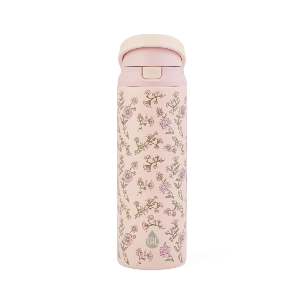 TAL 24oz Stainless Steel 2-in-1 Water Bottle with Straw and Chug Lid