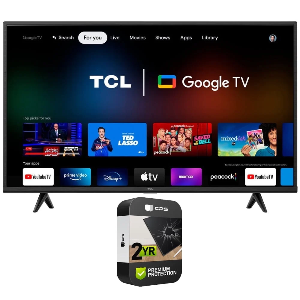 TCL 55″ 4K UHD HDR LED Google Smart TV – Immersive Entertainment β alternate angle showing full product