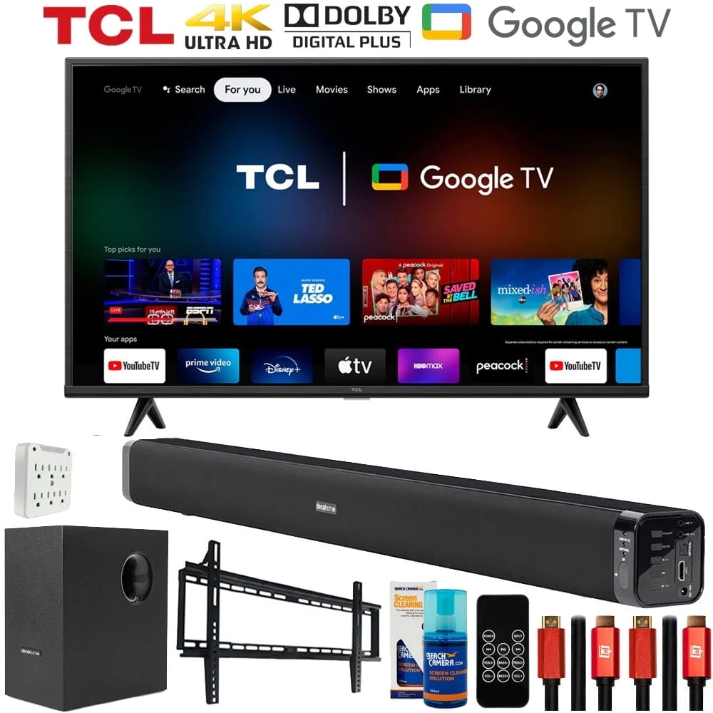 TCL 55 Class 4K UHD HDR LED Google Smart TV 55S41CG