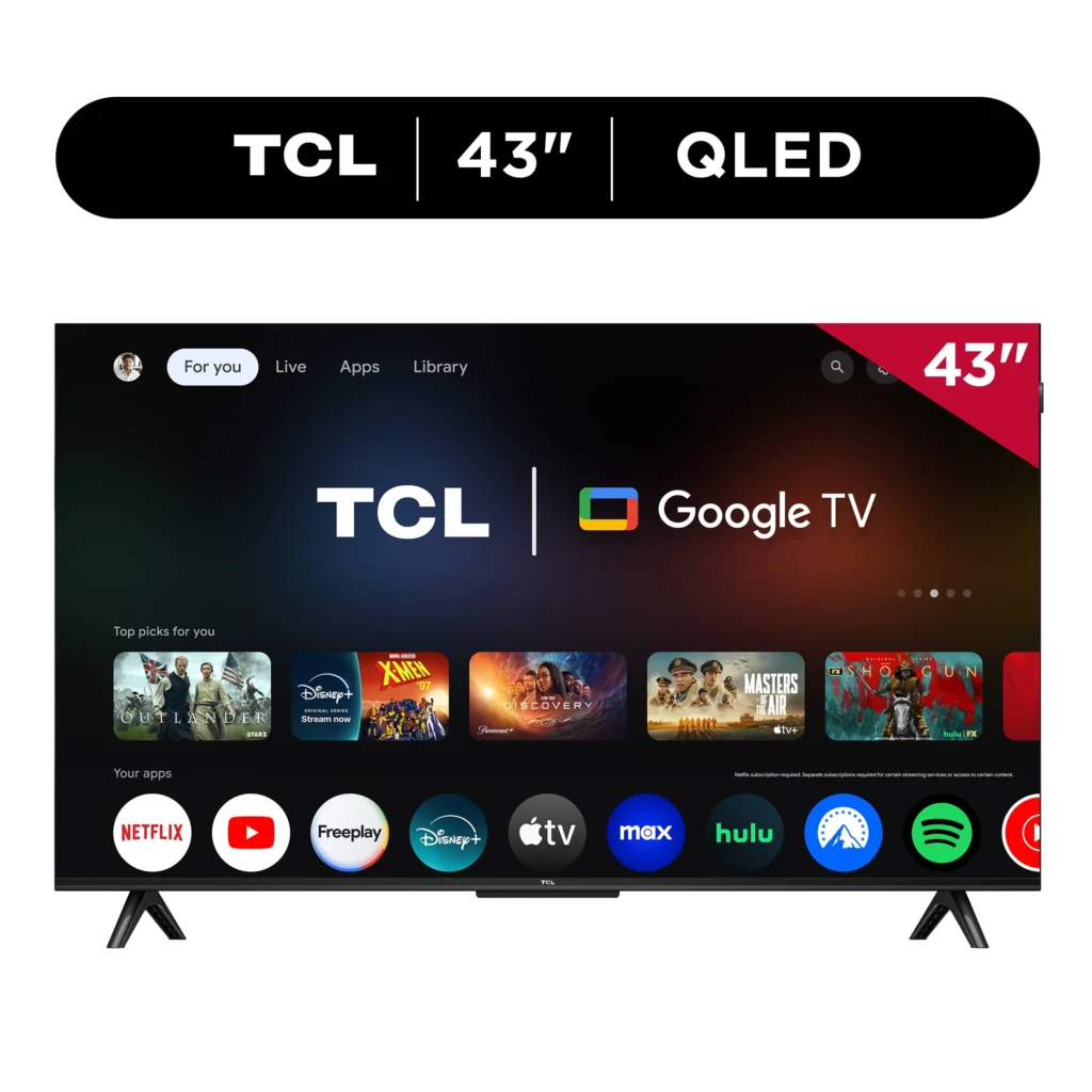 TCL 98-inch QLED Google Smart TV – Immersive Home Theater — close-up detail of design and finish