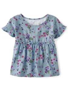 The Children s Place Baby Toddler Girls Paperbag Waist Denim Shorts Sizes 6M 5T