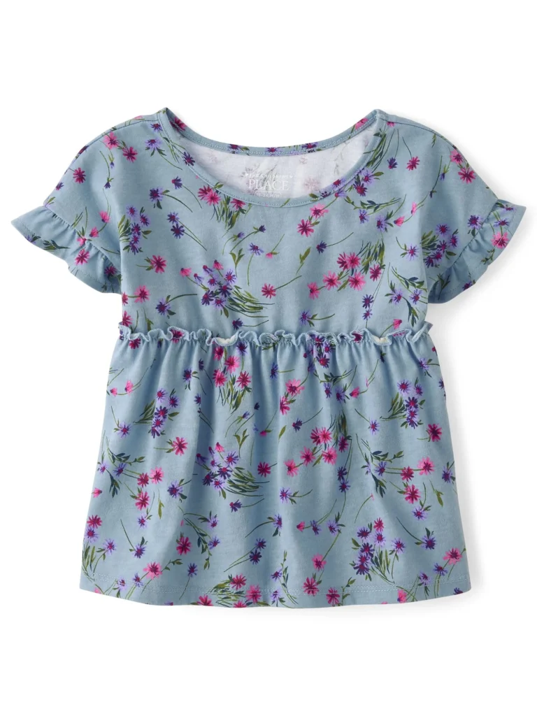 The Children’s Place Paperbag Waist Denim Shorts – Toddler Girls Style β close-up detail of design and finish