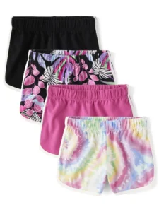 The Children s Place Girls Pull On Everyday Cartwheel Short 6 Pack Sizes XS XXL