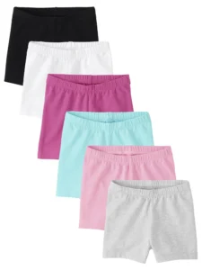 The Children s Place Girls Pull On Everyday Cartwheel Short 6 Pack Sizes XS XXL