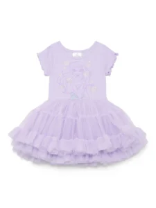 The Little Mermaid Ariel Toddler Girl s Short Sleeve Ruffle Graphic Tee Sizes 12M 5T