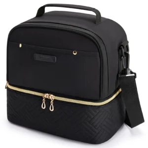 The Pioneer Woman Insulated Lunch Kit Set with Extra Bag and Bottle Jewel Geo