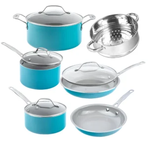 Thyme & Table 10-Piece Silicone Gadget Set – Blue