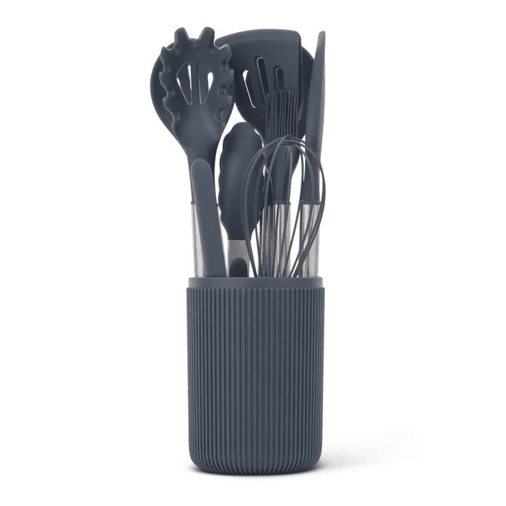 Thyme & Table 10-Piece Silicone Gadget Set – Blue