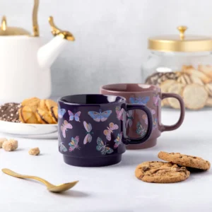 THYME TABLE 2 PACK HELLO BOW MUGS