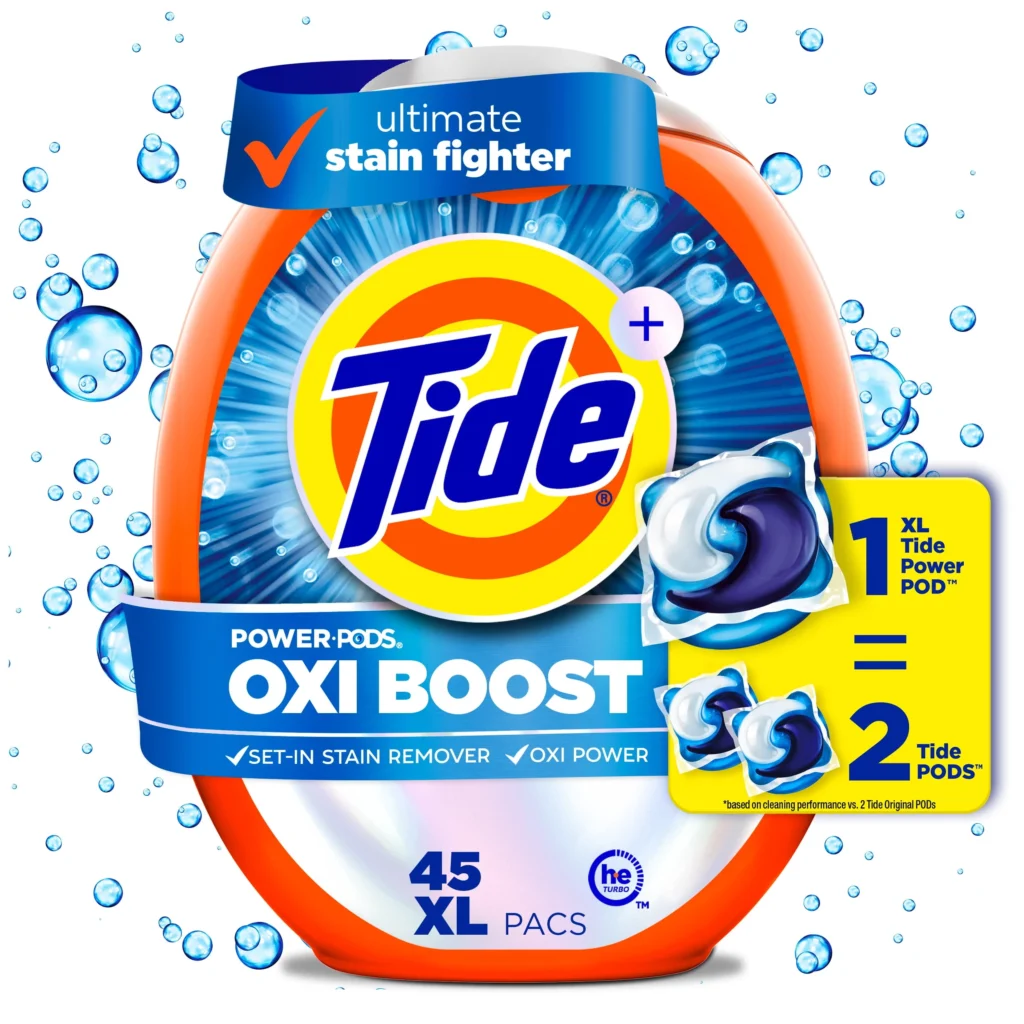 Tide Laundry Detergent Liquid Mega Pod Not Applicable Original Oxi Boost