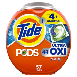 Tide Pods Ultra OXI Liquid Laundry Detergent Pacs 57 Count 1