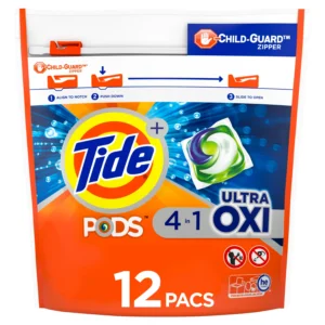 Tide Pods Ultra OXI Liquid Laundry Detergent Pacs 57 Count 4