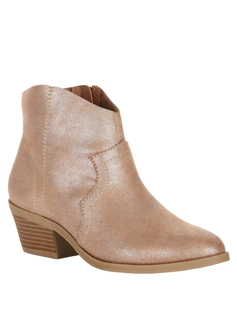 Time and Tru Women’s Studded Western Boot – Classic Style, Modern Comfort β close-up detail of design and finish