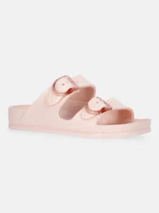 Time and Tru Women’s Double Buckle EVA Slide Sandals