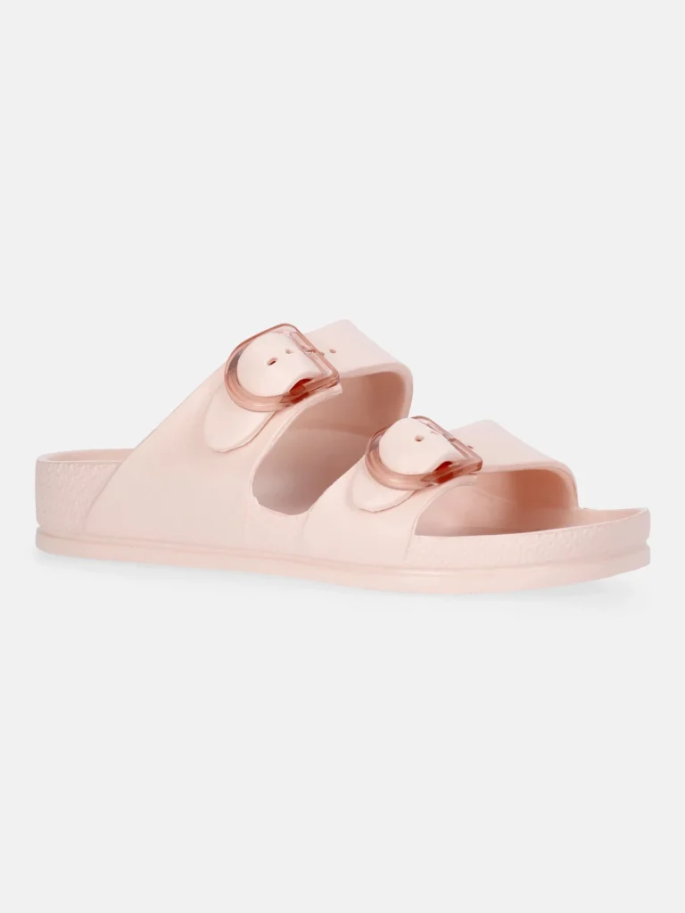 Time and Tru Women’s Double Buckle EVA Slide Sandals