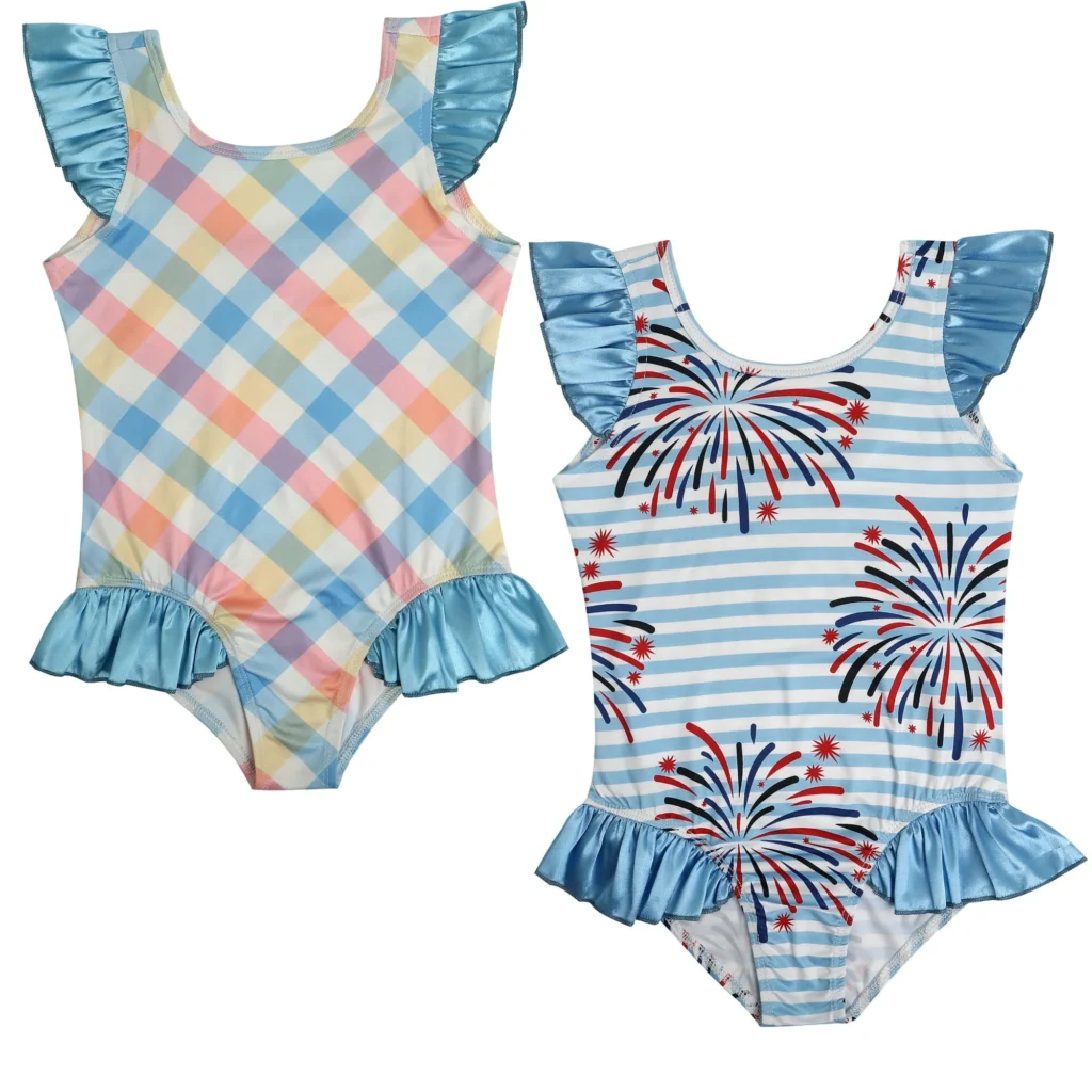Toy Story Toddler 1-Piece Swimsuit – Buzz & Woody Design — alternate angle showing full product